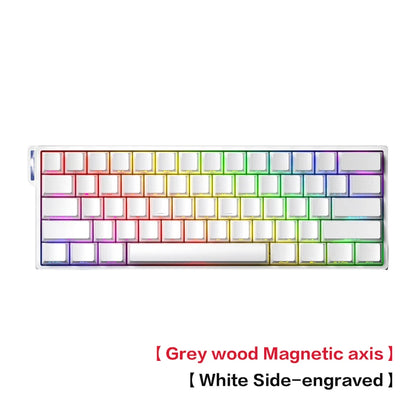 Teclado mecánico personalizado AULA WIN60 HE con conexión por cable, eje magnético RT, para e-sports y juegos, tasa de sondeo de 8K