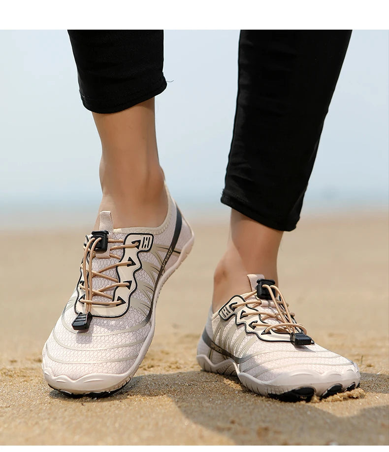 2025 New Water Shoes Barefoot Beach Sports Shoes High-quality Non-slip Swimming Shoes Five-finger Casual Sports Shoes Unisex