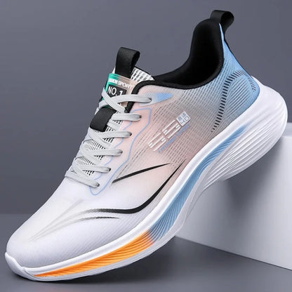Zapatillas de maratón con suela de carbono para hombre, zapatillas deportivas informales, con amortiguación de aire, lujosas, cómodas, ligeras, para correr, calzado masculino