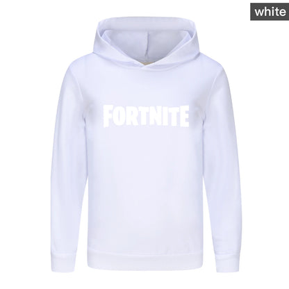 Detská mikina Fortnite Baby Cartoon s kapucňou, unisex, chlapčenská s dlhým rukávom, mládežnícke dievčenské ležérne kabáty1354