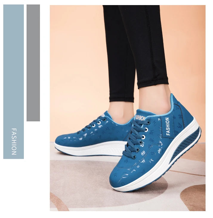 Women’s Sneakers Fashion Women’s Vulcanized Shoes High-Quality Flats Shoes for Women Walking Platform Plus Size Zapatillas Mujer