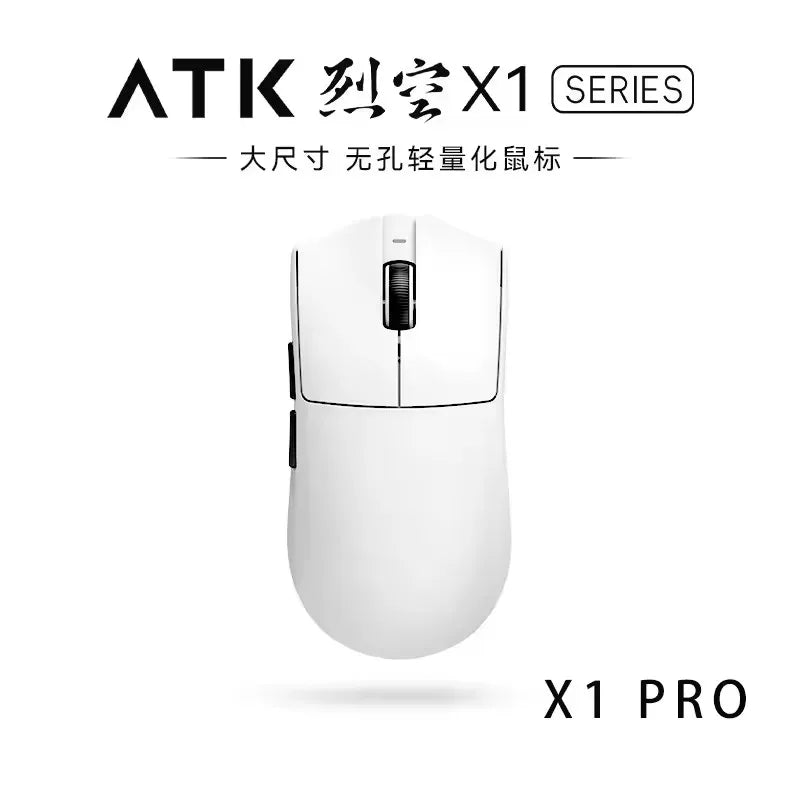 ATK X1 Series Wireless Bluetooth Mouse Paw3950/Ultra 8k Lightweight 49g Three Mode Mouse Fps Gamer Mouse Custom Gift