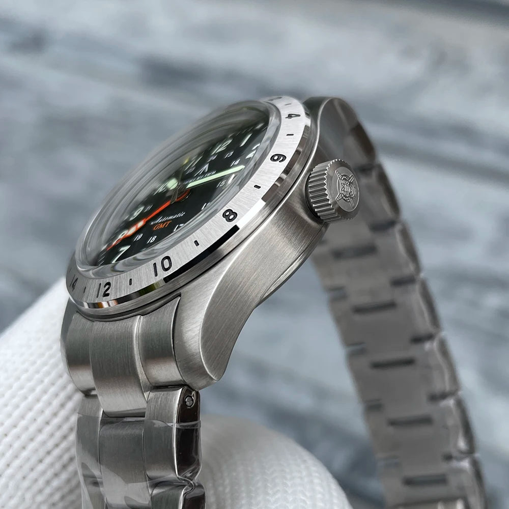 STEELFLIER Official SF792 GMT Mechanical Wristwatch NH34 Movement Super BGW9 C3 Luminous 200M Waterproof Men's Luxury Dive Watch