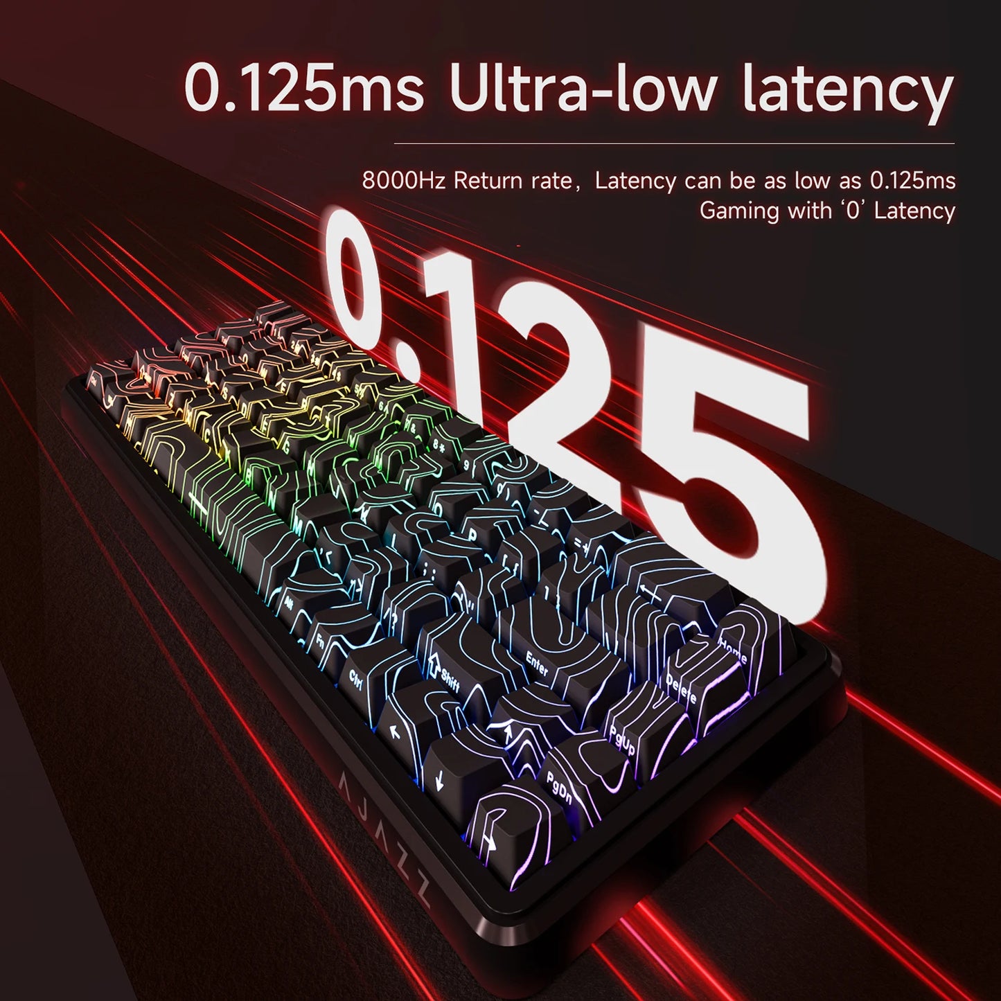AJAZZ AK680 MAX Magnetic Axis Wired Keyboard 0.125ms Ultra-Low Latency Professional Gaming Keyboard