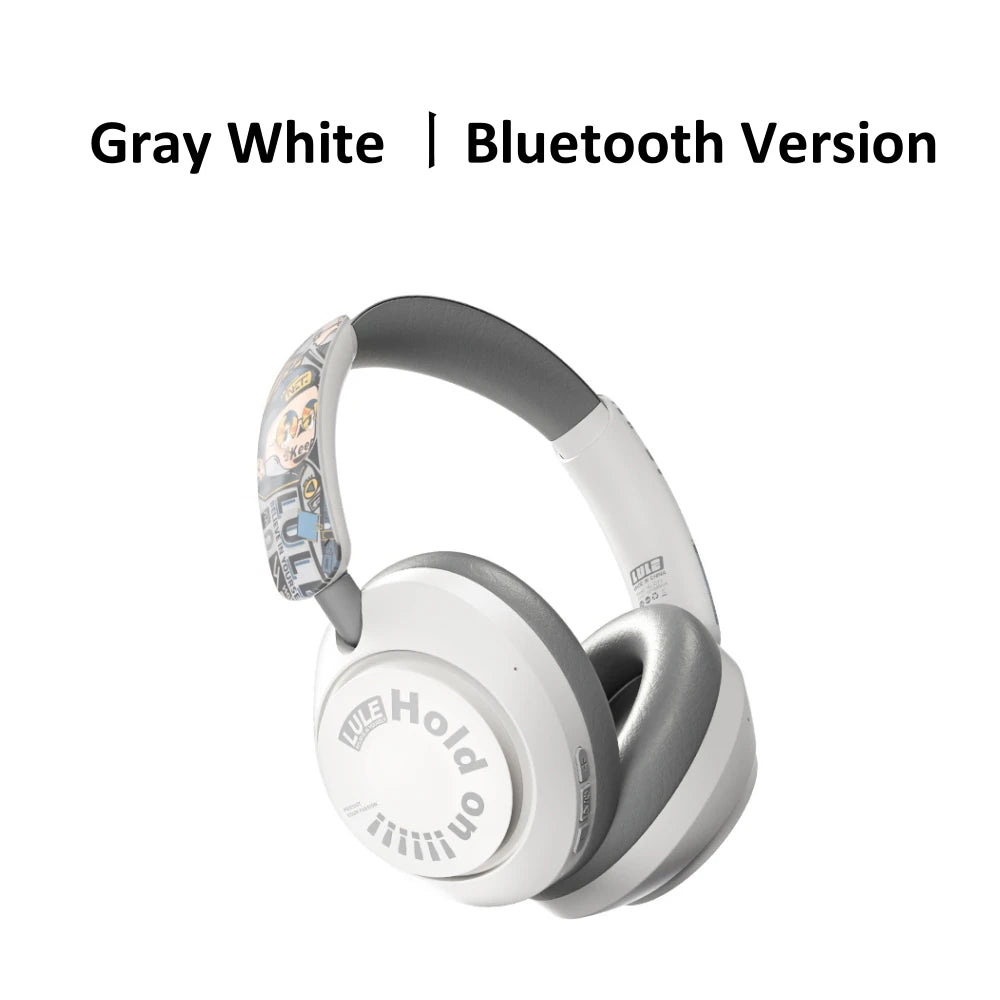 Écouteurs hybrides à suppression active du bruit, casque sans fil Bluetooth 5.4 sur l'oreille avec micro, autonomie de 200 heures, transparence, application personnalisée