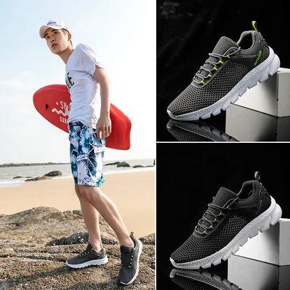 Men Women Quick-Dry Wading Shoes Water Shoes Breathable AquaIn Upstream Antiskid Outdoor Sports Wearproof Beach Sneakers 39-46