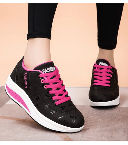 Women’s Sneakers Fashion Women’s Vulcanized Shoes High-Quality Flats Shoes for Women Walking Platform Plus Size Zapatillas Mujer