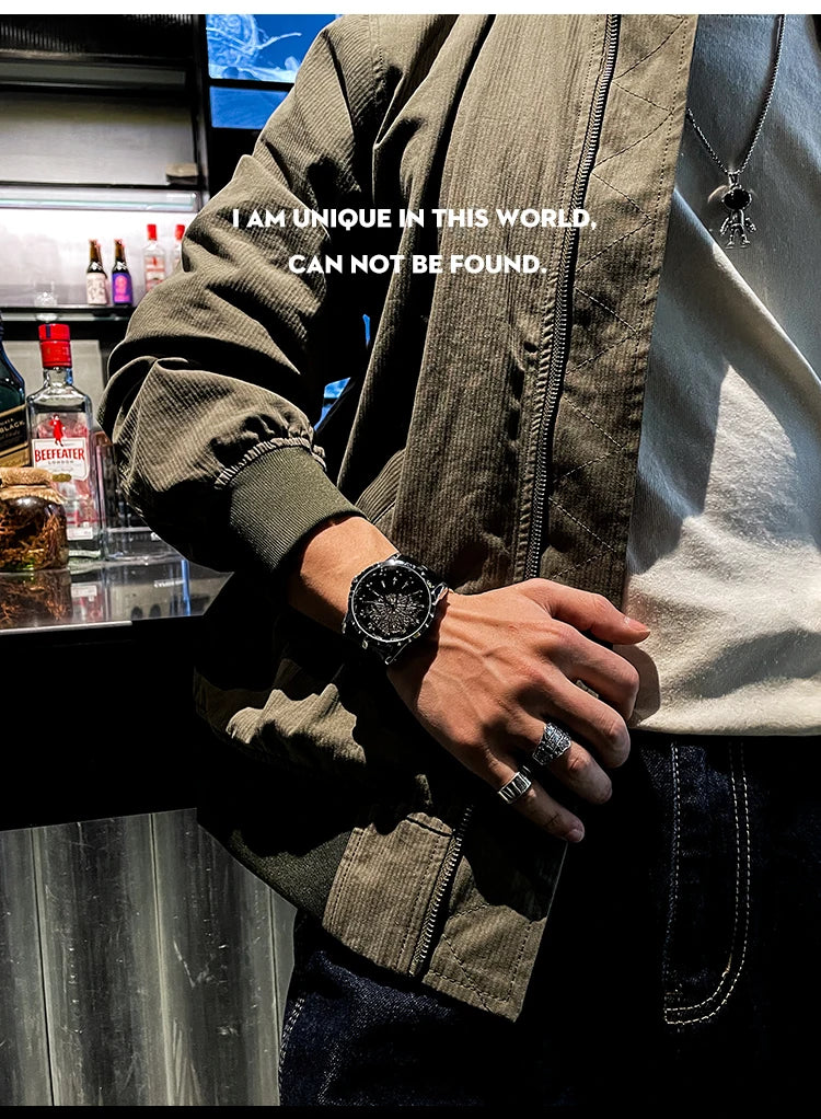 Quartz Watches for men Twelve Knights of the Round Table high quality Men's Watch man sports luxury brands waterproof men's