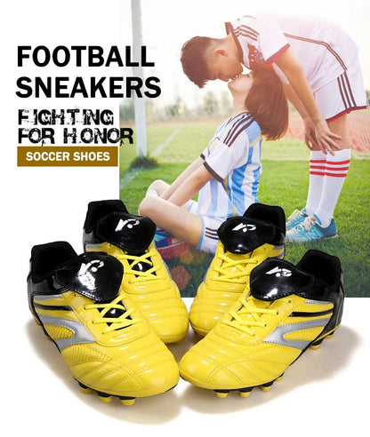 Nieuwe voetbalschoenen voor kinderen – voetbalschoenen, noppen en futsalschoenen, maat 30-45, sneakers voor jongens en meisjes, sportschoenen voor training