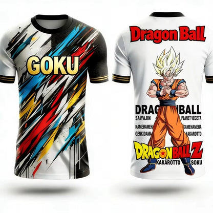 Dragon Ball Z Goku Pánske tričká s motívom anime Detské oblečenie Tričká s krátkym rukávom Základné kúsky Módne novinky Nový štýl Harajuku Y2k