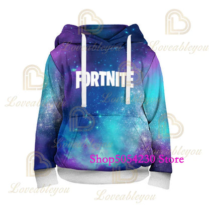 3D printani Fortnite hoodie s lamom Battle Royale, crtani sweatshirt za muškarce i žene, majica s kapuljačom Game Hero za tinejdžere