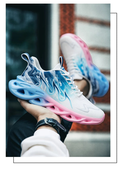 Men Running Shoes Breathable Mesh Sports Shoes Cushion Casual Sneakers Lightweight Comfortable Tennis Shoes﻿ Athletic Footwear