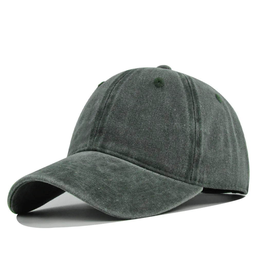Retro Washed Cotton Baseball Cap Men Women Snapback Hat y2k Hip Hop Caps Solid Color Hat Bone Casquette Outdoor Casual Sport hat