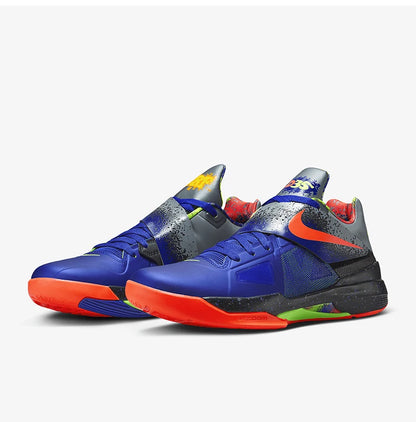 Nike KD 4 NERF originali da uomo, scarpe da basket basse ammortizzate e pratiche FQ8180-400