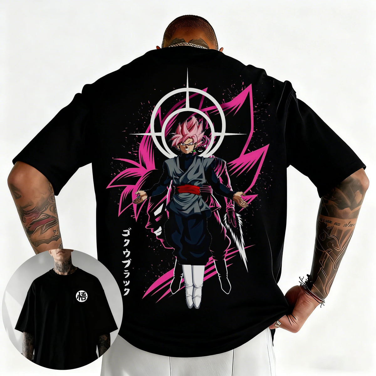 Pánske tričko s potlačou z japonského anime Dragon Ball, Majin Buu, chlapčenské, detské, Harajuku, s krátkym rukávom, detské tričko Goku, letné oblečenie