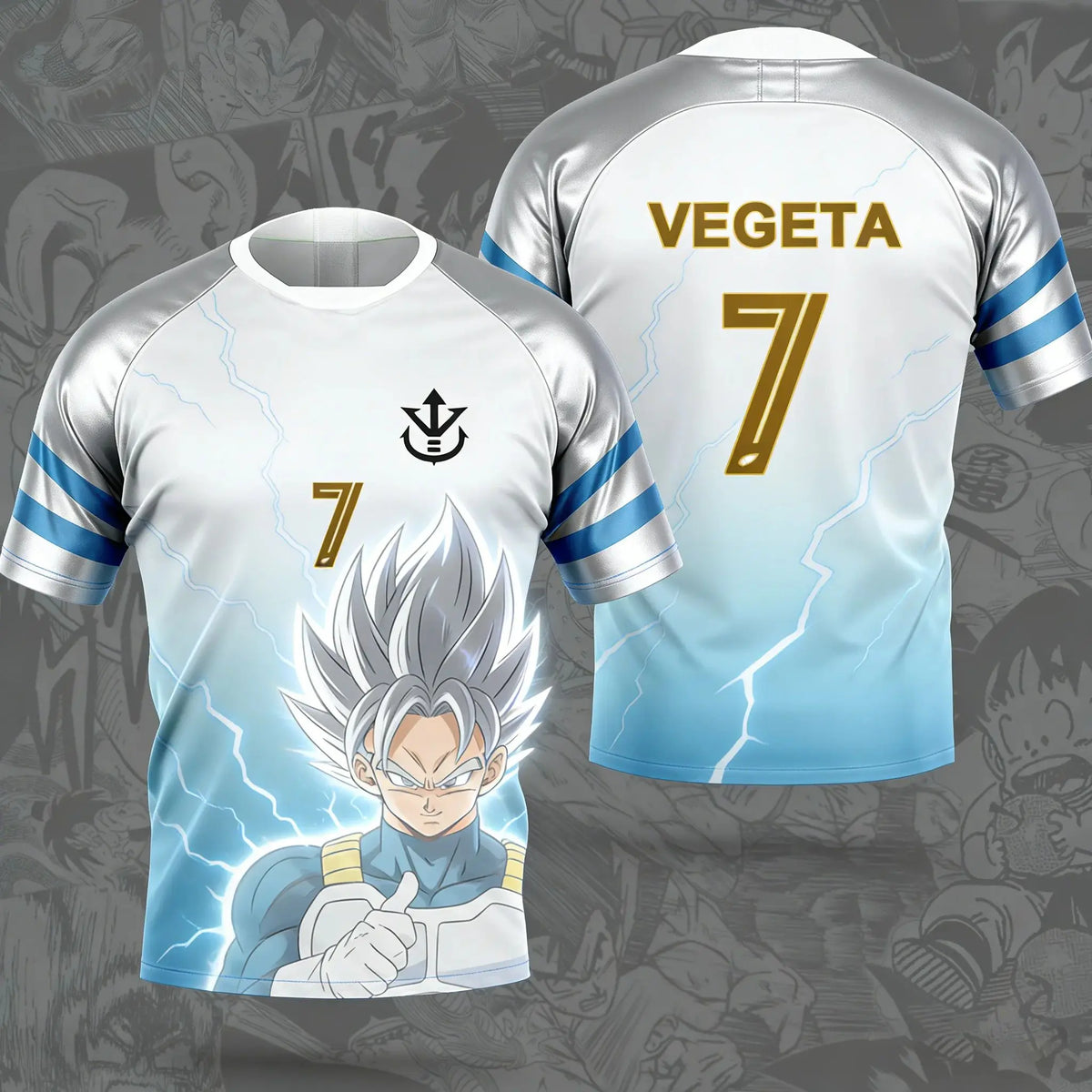 Letní Dragon Ball Wukong „Free Ultimate Yigong č. 10“ – fotbalové motivy, 3D tištěné prodyšné tričko pro dospělé, tričko pro rodiče a děti