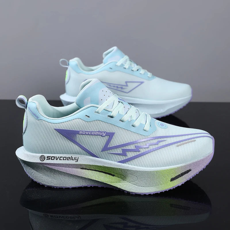 2026 löparskor med karbonplatta för maraton, sportiga, andningsbara och lätta sneakers för män och kvinnor, bekväma, halksäkra, avslappnad nyhet