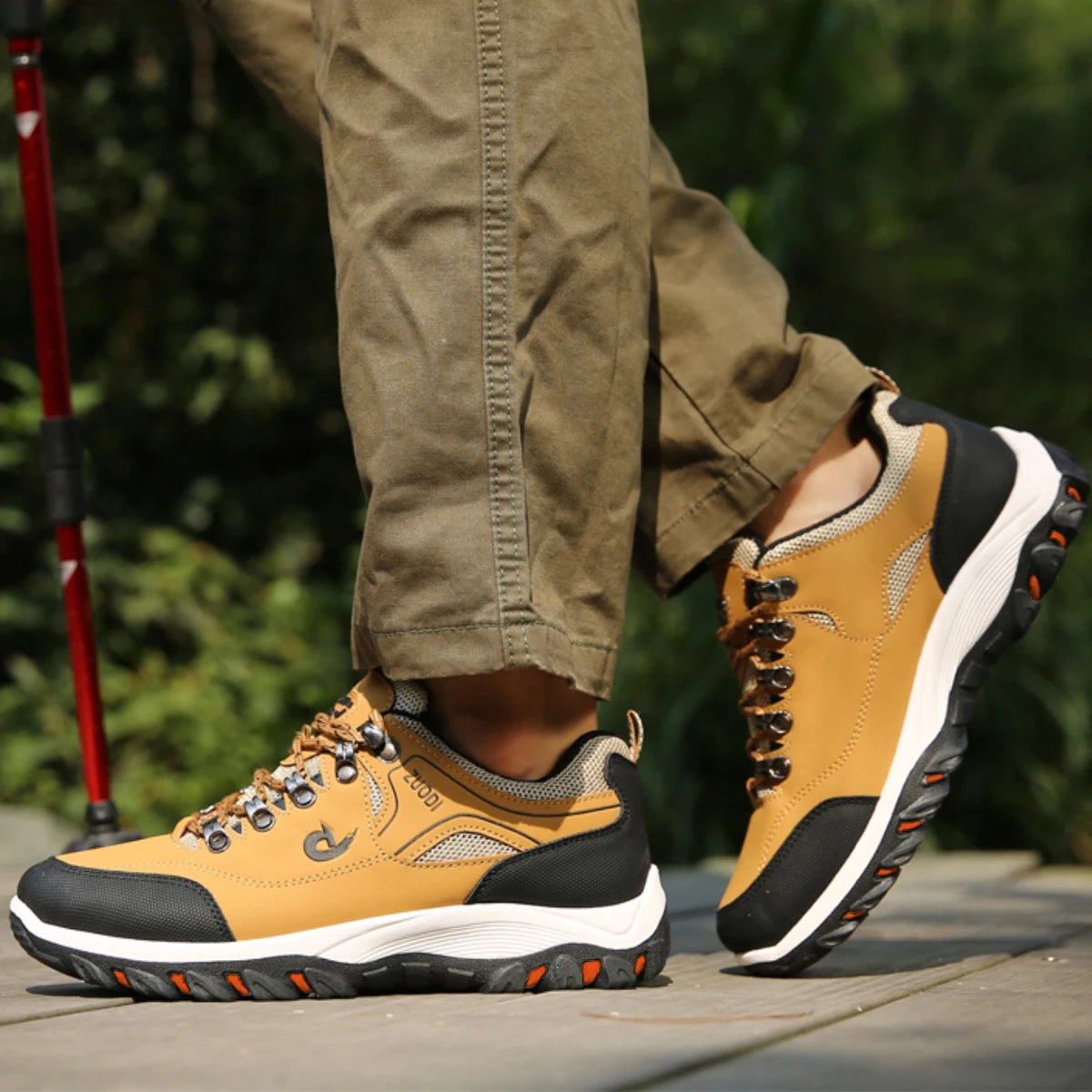 Herren-Wanderschuhe – Atmungsaktive Wander- und Sportschuhe – Outdoor – Ultraleicht – Rutschfest – Wandern – Camping – Laufen – Wander- und Sportschuhe