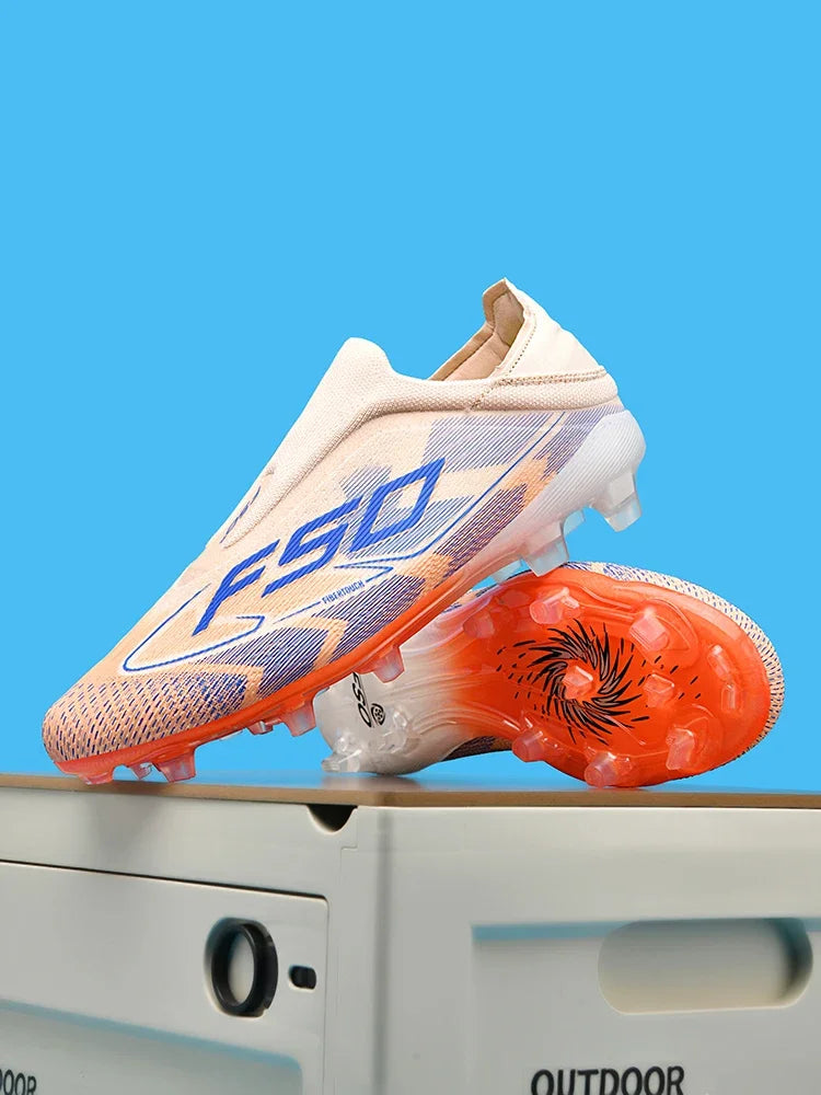 Chaussures de football professionnelles originales pour hommes, résistantes au gazon, chaussures de football décontractées de haute qualité pour hommes, chaussures de football pour entraînement rapide