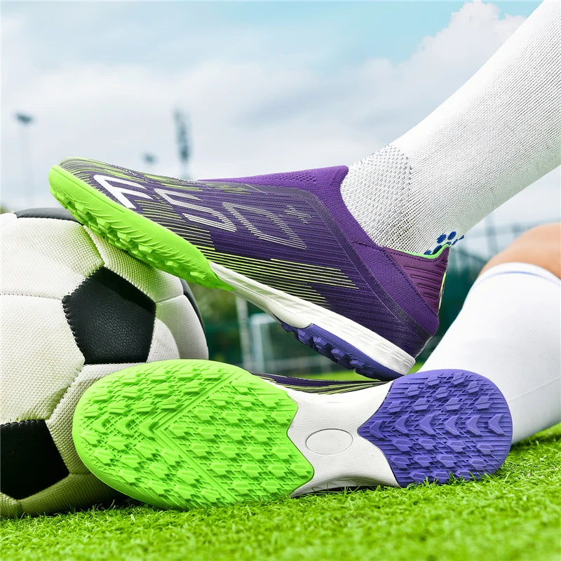 Vyriški futbolo bateliai, neslystantys, patogūs futbolo bateliai, dirbtinei žolei, ultralengvi FG, žolės bateliai, futsalo sportui, salės, suaugusiems, neslystantys