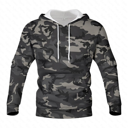 Camouflage Hoodies Men 2023 Spring Mens Military Hooded Sweatshirts Hoodie Male Street Hoody Army Green Sweatshirt Hip Hop S-4XL, produit gaming premium Fraquane, équipement gamer