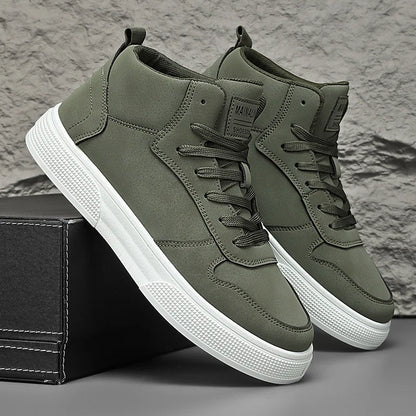 Men's Skateboarding Shoes 48 High Top Casual Sneakers Breathable Street Shoes Flats Shoes Lace Up Walking Shoes Men's Shoes
