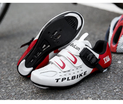 New Men's and Women's Bicycle Shoes,Outdoor Cycling Shoes,Three Functional Soles,Professional Training Shoes