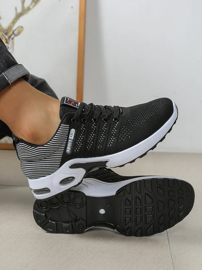 Zapatillas de running de moda para hombre con cordones, muy transpirables: antideslizantes, duraderas y con una comodidad acolchada. Zapatillas deportivas de moda para hombre.