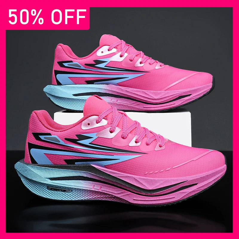 Zapatillas deportivas unisex de moda con cordones, amortiguación, antideslizantes y con rebote, calzado de entrenamiento para running, nuevas zapatillas fitness para exterior 2026