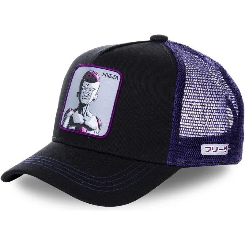 Dragon Ball Son Goku Cap Summer Travel Peaked Cap Men's Embroidery Hip-Hop Mesh Cap Style Sun Visor Baseball Cap Outdoor Sport