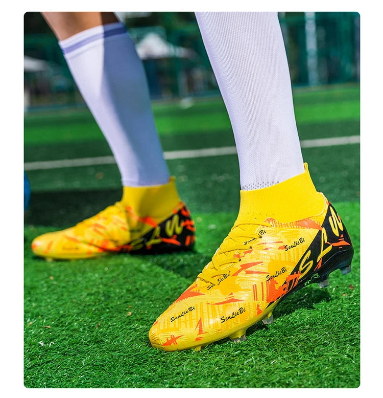 Professional Football Boots Men Soccer Shoes Society Football Cleats FG Ultralight Training Soccer Sneakers Outdoor Sports Shoe