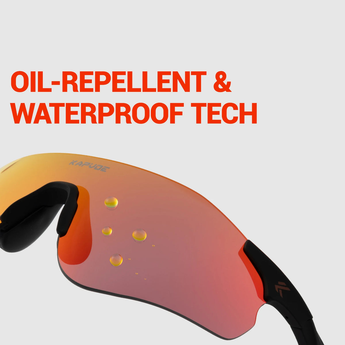 Kapvoe Neue Outdoor-Lauf- und Fahrradbrille, photochrome Sonnenbrille für Damen und Herren, Sportbrille für Marathon und Radfahren, UV400-Schutzbrille