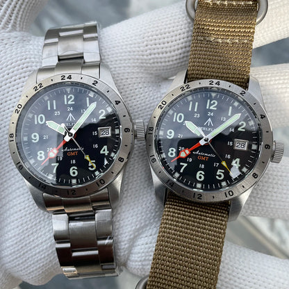 STEELFLIER Official SF792 GMT Mechanical Wristwatch NH34 Movement Super BGW9 C3 Luminous 200M Waterproof Men's Luxury Dive Watch
