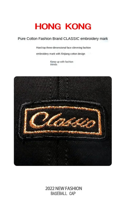 Men's Hat Baseball Cap for Men New Fashion Luxury Brand Embroidery Chinese Style Big Size Cotton Trucker Hat HipHop For 4seasons