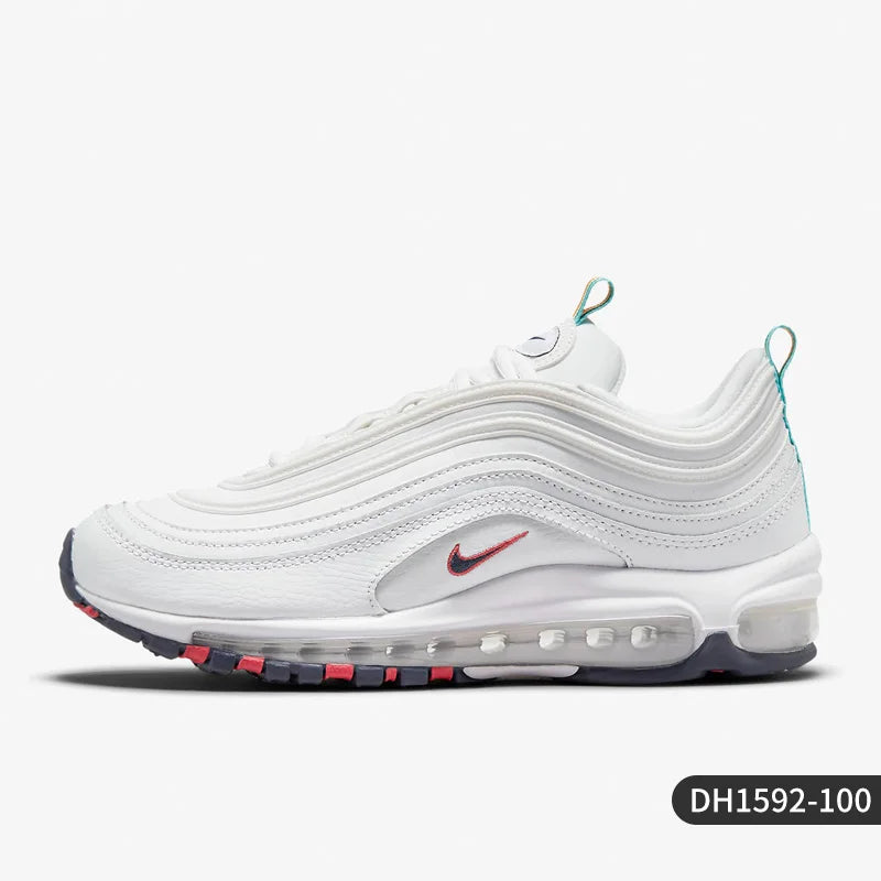 Zapatillas de running Nike AIR MAX 97 auténticas para mujer, cómodas y amortiguadas DH1592-100