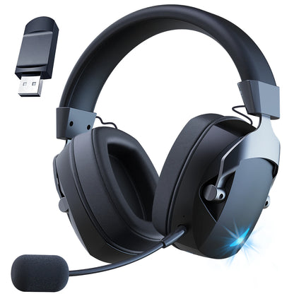 Casque de jeu sans fil Acinaci BL100, Bluetooth 2,4 GHz avec micro, prise jack 3,5 mm pour PS5, PS4, PC