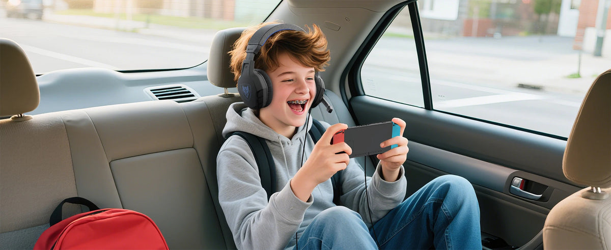 Casque de jeu NUBWO U3 avec micro, casque de jeu filaire supra-auriculaire pour PC, PS4, PS5, Xbox 1, Mac, Switch, léger avec commande intégrée