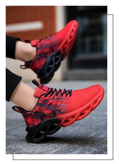 Men Running Shoes Breathable Mesh Sports Shoes Cushion Casual Sneakers Lightweight Comfortable Tennis Shoes﻿ Athletic Footwear