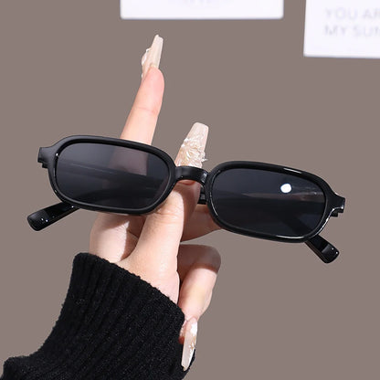 KLASSNUM Vintage Luxurious Small Rectangle Sunglasses Women Men Y2K Fashion Punk Sun Glasses Brand Designer UV400 Shades 2026