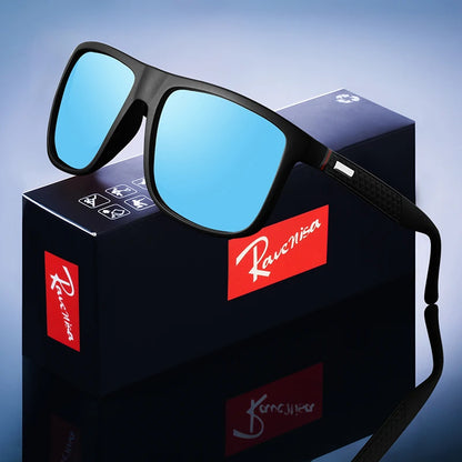 Luxury Square Polarized Cycling Sunglasses UV400 Male Vintage Eyewear Men Women Fashion Travel Driving Fishing Windproof Glasses