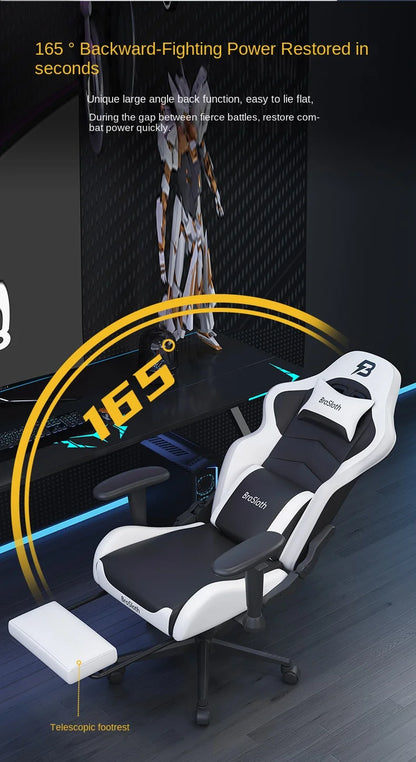 S8 Gaming Chair with 3D Armrests, Adjustable Backrest, Computer Office Chair, Nylon Feet, Gaming Streamer Chair