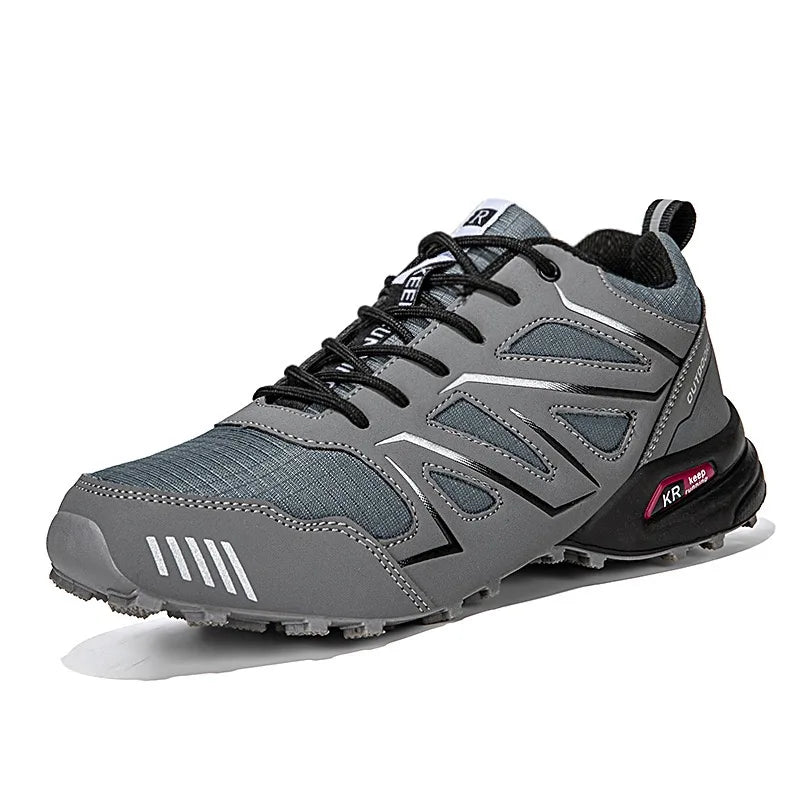Men's Lockless Cycling Shoes,Outdoor Mountain Cross-Country Non-slip Hiking shoes,Breathable Sports Shoes,Road Cycling Shoes