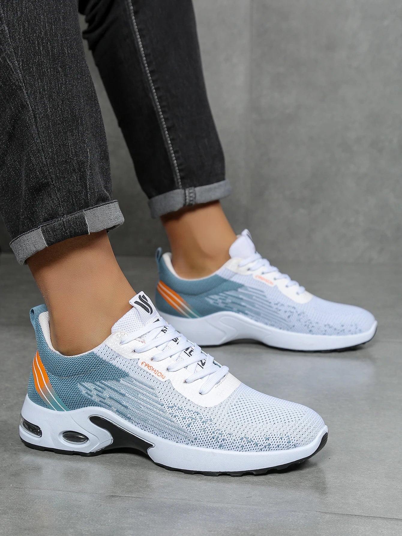 Men's shoes Autumn Men's casual shoes: Fashionable versatile breathable mesh casual sports shoes Affordable Free shipping