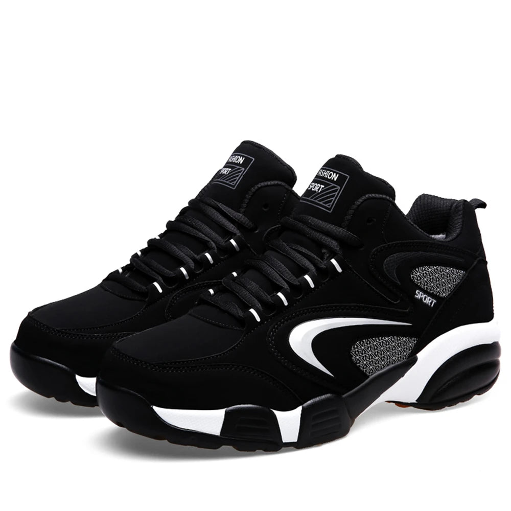 Plus Size Men's Trendy Colour Block Sneakers, Comfy Non Slip Lace Up Casual Durable Shoes For Men's Outdoor Activities