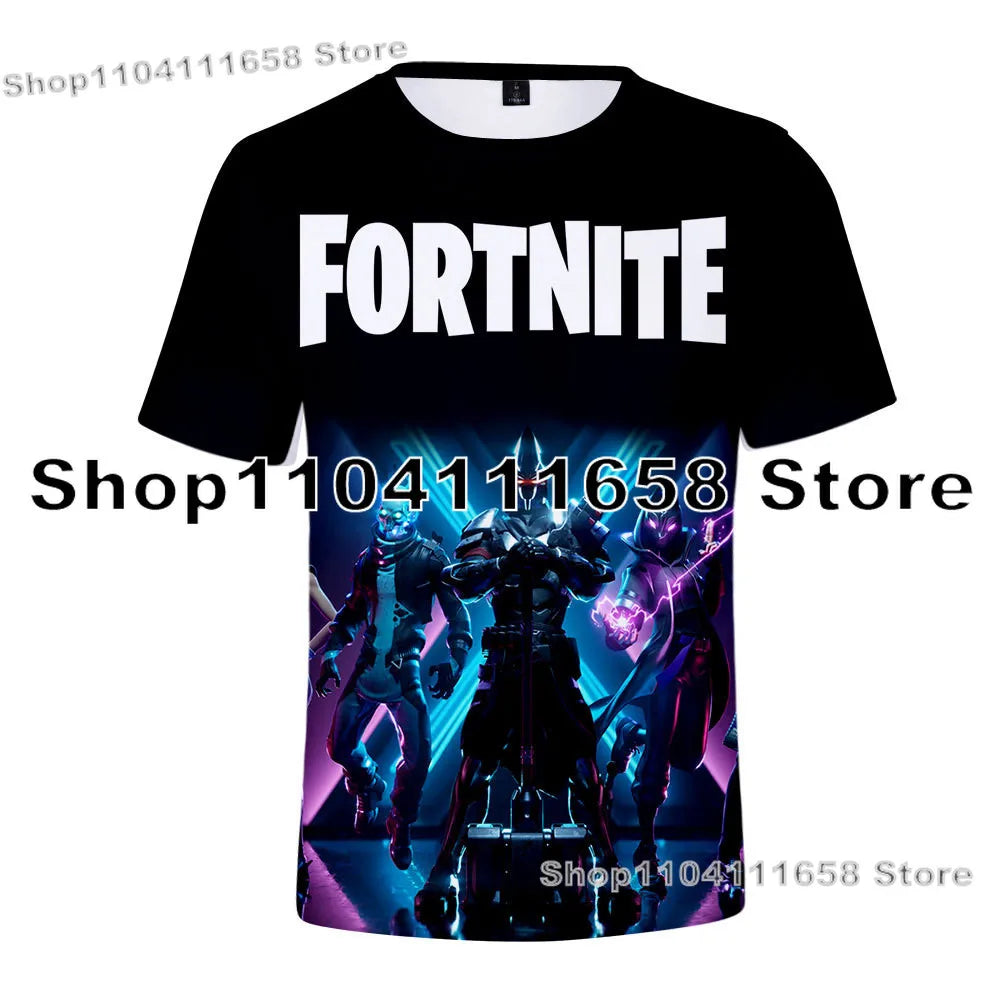 Letné tričko Raven Ultima Knight F-Fortnite s 3D potlačou Banana Peely Pánske tričko Battle Royale Hry Tričká Narodeninové darčeky