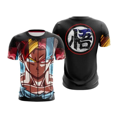 Dragon Ball Z herr-T-shirt Vegeta Streetwear Trend Y2K Harajuku sommar Vegeta T-shirt Anime Saiyan kortärmad Goku-tröja