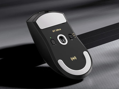MCHOSE K7 Ultra vezeték nélküli gamer egér, PAW3950, kettős 8K lekérdezési ráta, könnyű kivitel, mágneses vezeték nélküli töltődokkoló, e-sport és irodai használatra