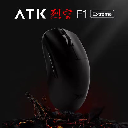 Mouse da gaming wireless ATK BlazingSky F1 Extreme PAW3950 Ultra Dual-Mode 8000Hz 35g leggero per e-sport FPS