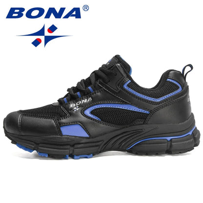 BONA  New Designers Running Shoes Breathable Outdoor Sports Shoes Women Lightweight Sneakers Ladies Comfort Athletic Shoes