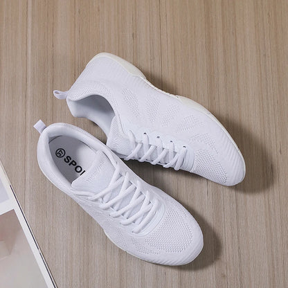Marwoo Girls White Cheer Dance Sneakers Kids Lightweight Cheerleading Training Walking Tennis Womens Fashion Sports Shoes 2316